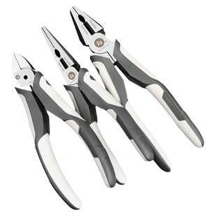 福冈老虎钳钢丝钳特殊铬钒合金钢克丝卡丝夹剪家用钳子胶套虎钳子