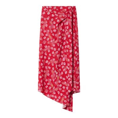 【26早秋新品】ISABEL MARANT FANIRY法式弹力垂坠丝质中长半身裙