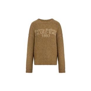 【Current 系列】Called Back字母毛衣女2025冬季新款气质针织衫