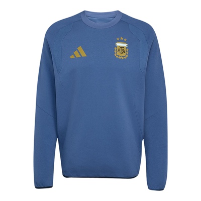 Adidas/阿迪达斯正品2025冬季款男士日常圆领套头足球卫衣JZ6315