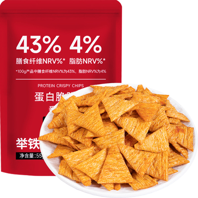 咸香酥脆蛋白脆脆片番茄味