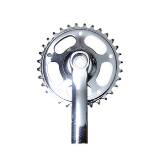 自行车通用牙盘链盘方孔圆孔牙曲柄一体分体32/36/44/46/48/52齿