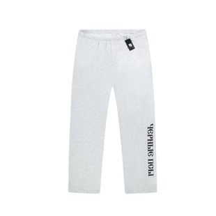 YEEZY KANYE联名GOSHA俄文字母美式高街男女阔腿直筒长裤运动卫裤