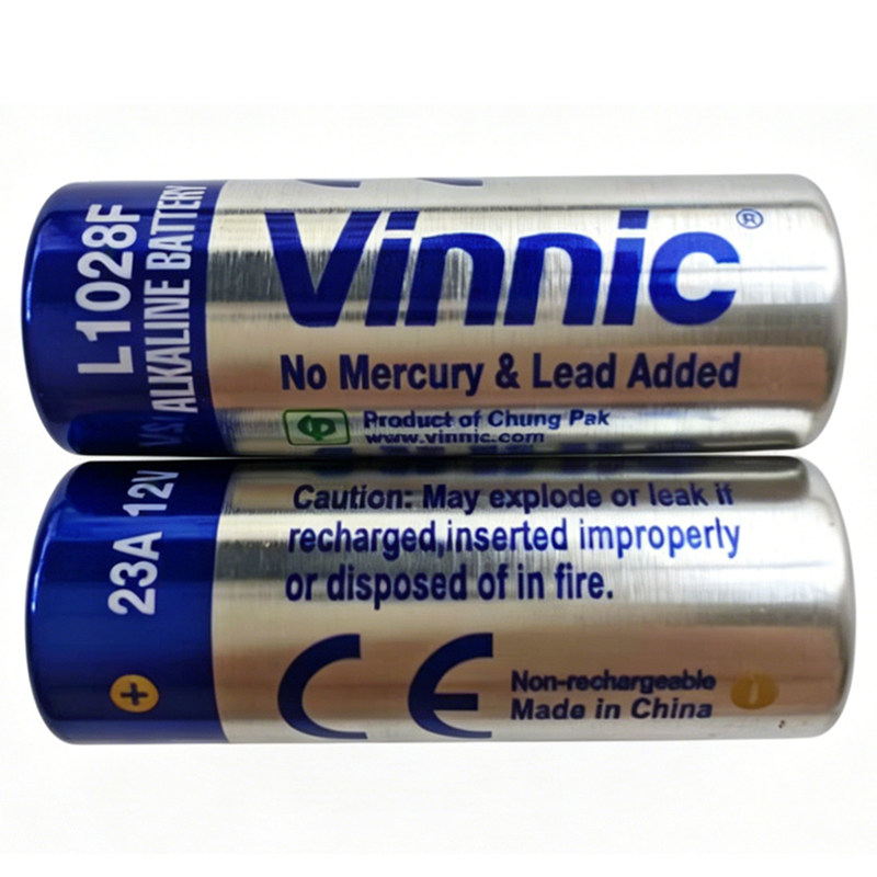 vinnic松柏L1028F23A12v呼叫器车库卷帘门铃吊灯遥控器引闪器电池