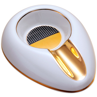 雪茄烟灰缸小号陶瓷家用办公室个性创意潮流便携雪茄专用烟灰缸