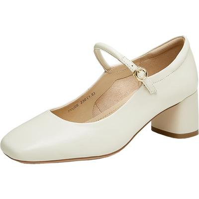 浅口单鞋法式气质TATA/他她