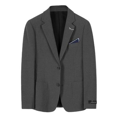 男士休闲西装韩版修身两粒扣套装