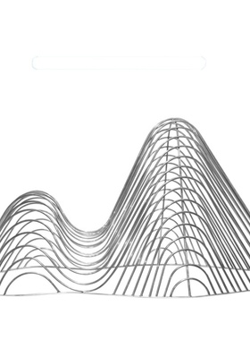 摆件庭院假山铁艺假山不锈钢中式