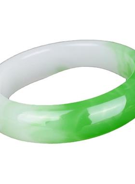 翡翠手镯玉镯子正圆宽版女款