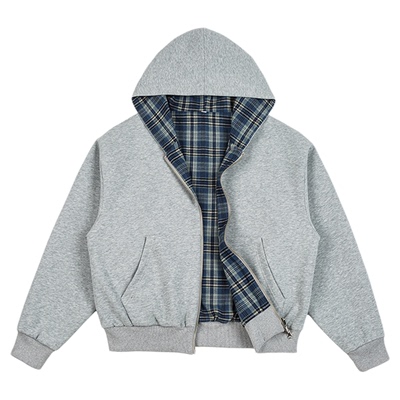 春上新wtmp双面穿连帽开衫卫衣