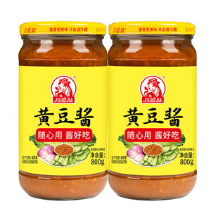 巧媳妇黄豆酱800g2瓶装蘸酱料东