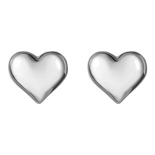 LARAINE YIN心形高级感爱心立体耳环女桃心耳钉网红耳夹银针耳饰