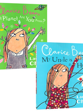Clarice Bean My Uncle is a Hunkle What Planet Are You From 小豆芽成长系列绘本 你来自哪个星球 畅销书 英文原版进口儿童图书