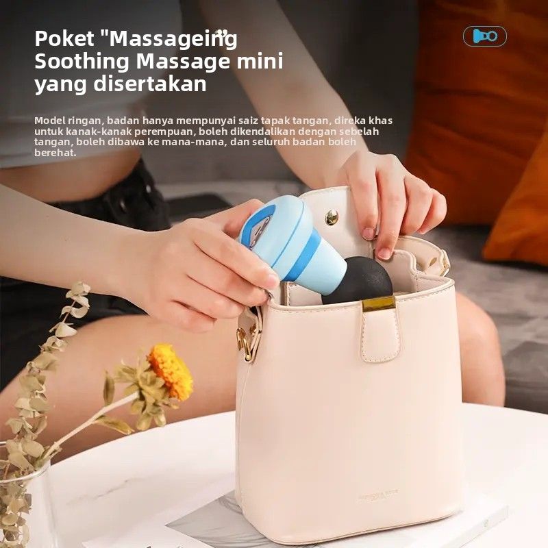 筋膜枪迷你电动肌肉放松按摩器多功能颈膜机仪家用mini健身经膜抢