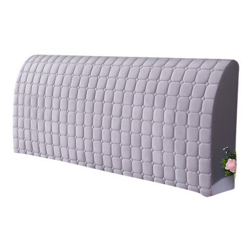 简约床头套加棉床头罩软包实木床靠背套加厚全包防尘罩四季通用