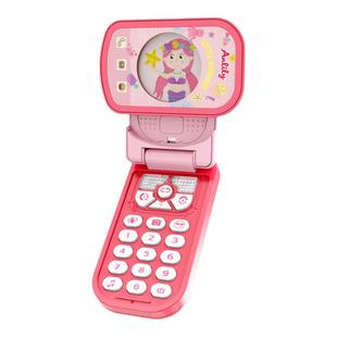 安丽莉儿童玩具手机仿真翻盖音乐早教男女孩礼物1—3岁宝宝益智电