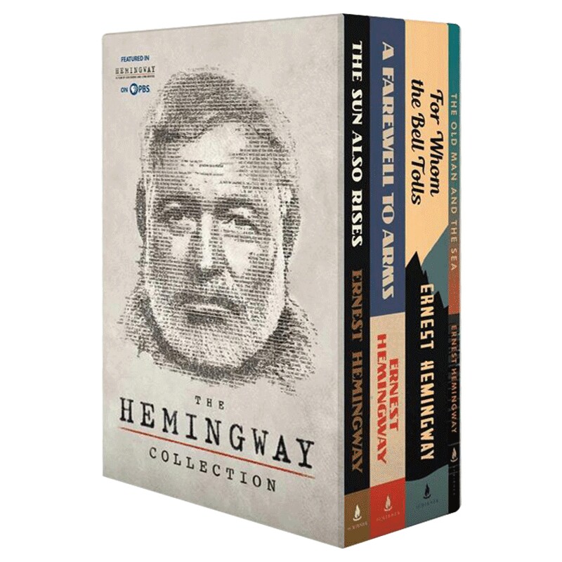 海明威作品4本套装 英文原版 Hemingway Boxed Set 英文版 进口英语书籍外文小说