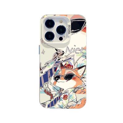 尼克朱迪情侣手机壳适用小米红米