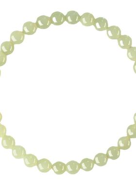 S999足金天然和田玉手链女2024年新款轻奢小众精致手串生日礼物