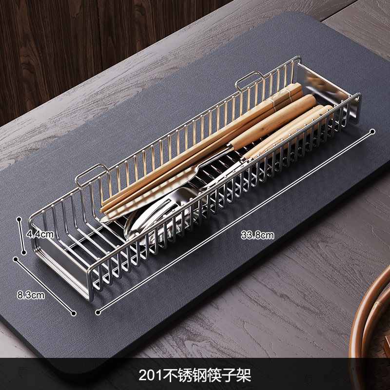 厨房不锈钢沥水架放碗架筷子架砧板架刀架收纳架筷子配件沥水防霉