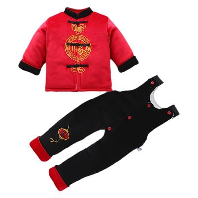 男宝宝拜年服棉衣冬季民族风