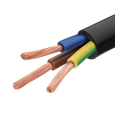 国标RVV电缆线纯铜软线1.5 2.5 4 6 10 16 25平方3芯充电桩护套线