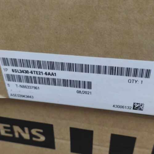 议价6SL3430-6TE21-6AA1西门子全新原装S120电源6SL34306TE216AA1