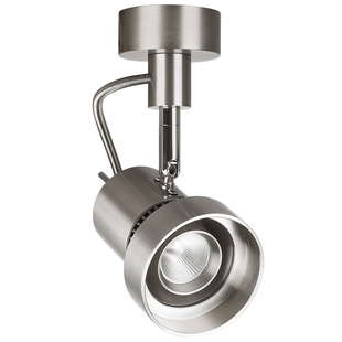 繁简中古包豪斯镍色不锈钢色照画客厅玄关背景墙明装银色可调射灯