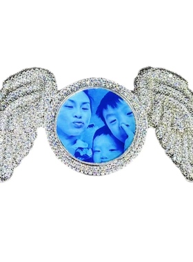 Mr.Bling定制满钻天使之翼吊坠