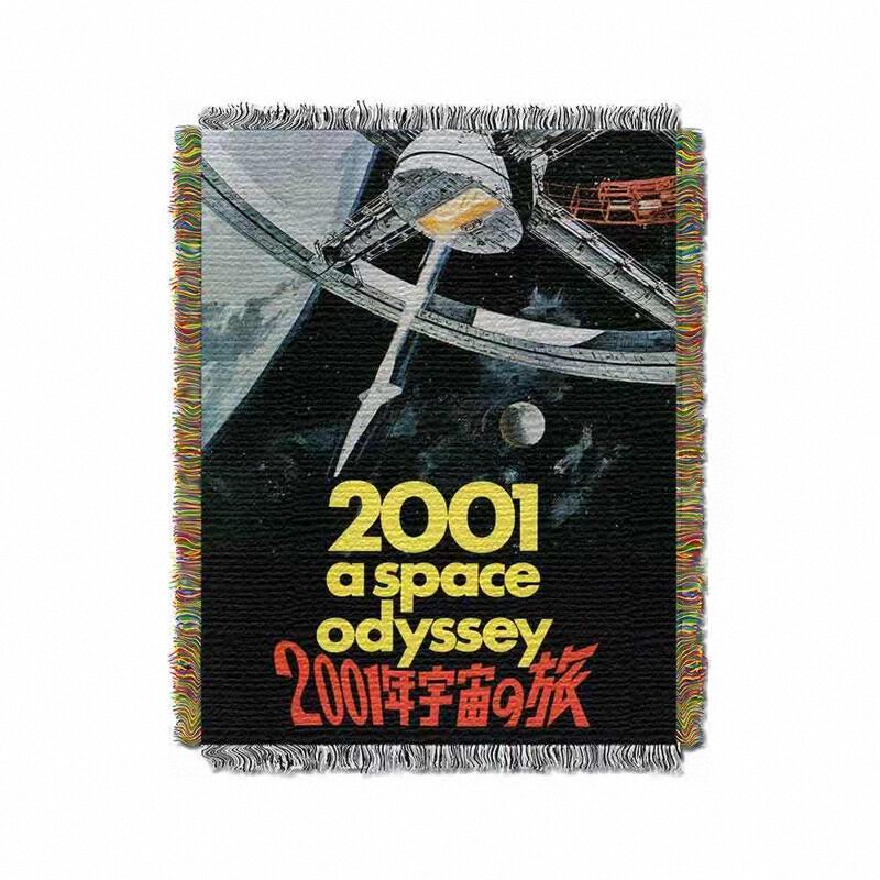 美式复古经典2001太空漫游电影周边挂毯装饰画背景布沙发毯