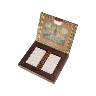 C麝香精油皂叙利亚古皂进口阿勒颇洁面皂手工皂洗脸发香皂伴手礼