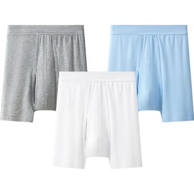 3条三枪纯棉大码内裤高腰