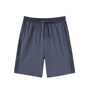 Jockey睡裤男短裤夏季纯棉家居裤系带男士中裤五分裤可外穿裤子