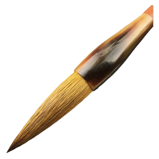 轩义堂大中小号毛笔狼毫专业级国画书法专用套装楷书中楷大兰竹湖笔纯狼毫初学练字正楷狼嚎专业狼豪狼毫笔