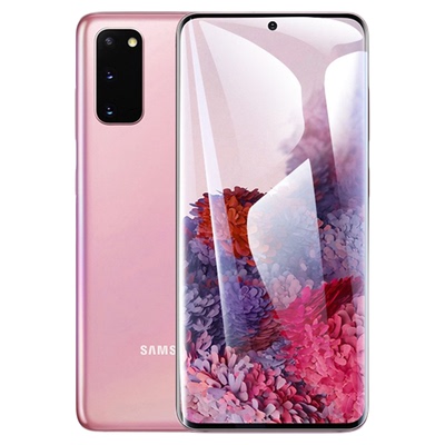 适用三星S20 S20+ S20ultra钢化膜SM-G9810 G9860 G9880全屏手机膜曲面屏UV全胶解锁防爆防摔屏幕保护贴膜