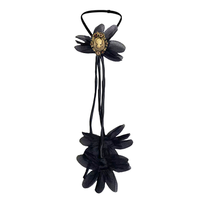 太阳花领带中古小香风复古领带