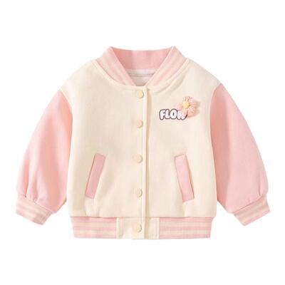 女童外套女宝宝卫衣棒球服