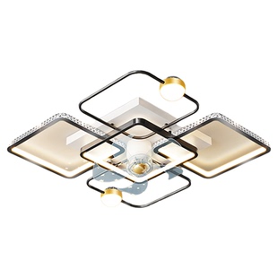 2026新款主卧室吸顶灯带风扇智能一体电扇灯书房餐厅满天星风扇灯