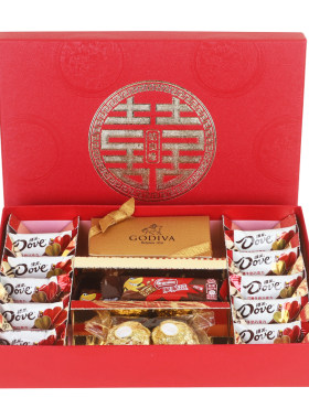 糖果礼盒装喜糖成品含糖