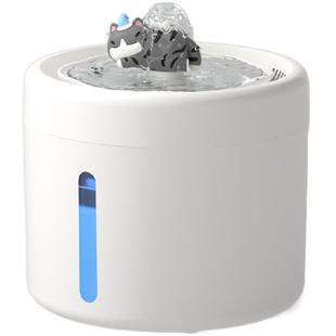 PPTT宠物自动饮水机猫咪喂水器静音大容量自动循环流动过滤水碗