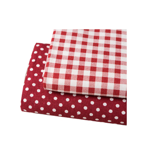 包邮日韩风格纯棉布料格子手工服装布料窗帘桌布抱枕沙发布艺新品