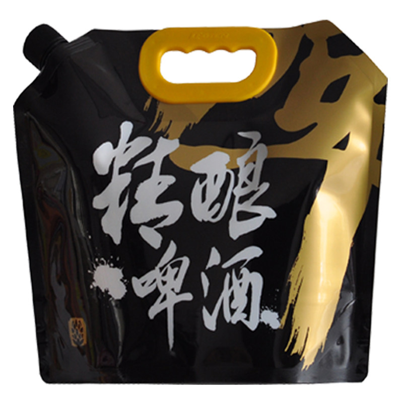 融源精酿塑料啤酒袋散装手提加厚一次性专用食品级格瓦斯包装袋