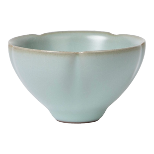 东道汝窑馆藏纪念款茶具茶杯陶瓷功夫茶杯送礼品茗杯主人杯倾心杯