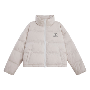 UNIFREE立领短款云朵泡芙羽绒服新款加厚轻薄宽松面包服冬装外套