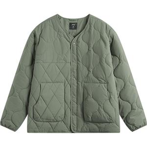 李宁户外CF溯丨短款短棉服男女士情侣宽松上衣锁温保暖休闲运动服