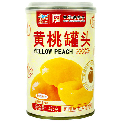 古龙黄桃罐头425g家用糖水罐头