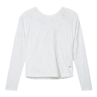 SPYDER蜘蛛女子圆领后背镂空宽松TRAINING 长袖T恤22CS472W