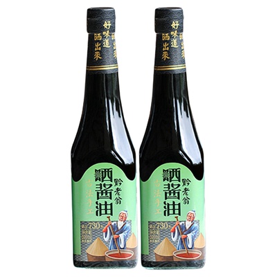 黔老翁730天无添加晒酱油0防腐剂