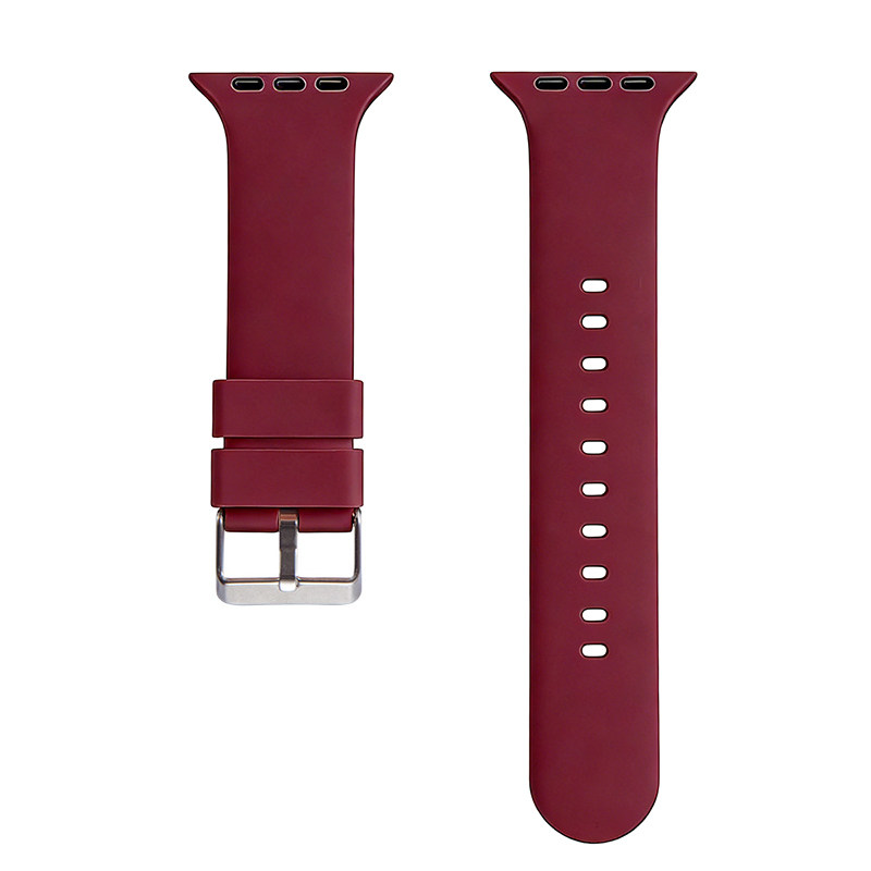 Apple苹果iwatch硅胶卡扣表带男女士通用华强北s10 38/42/46/49mm