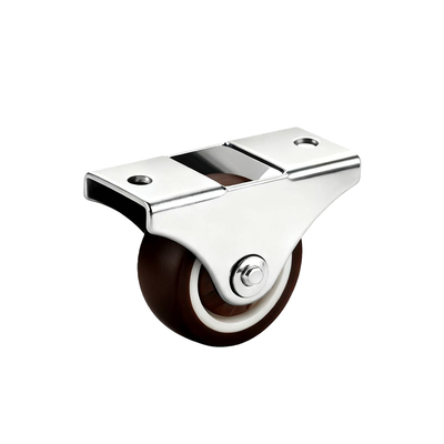 1寸1.2寸定向轮静音橡胶导轨轮榻榻米抽屉滑轮家具轮软胶滚轮脚轮